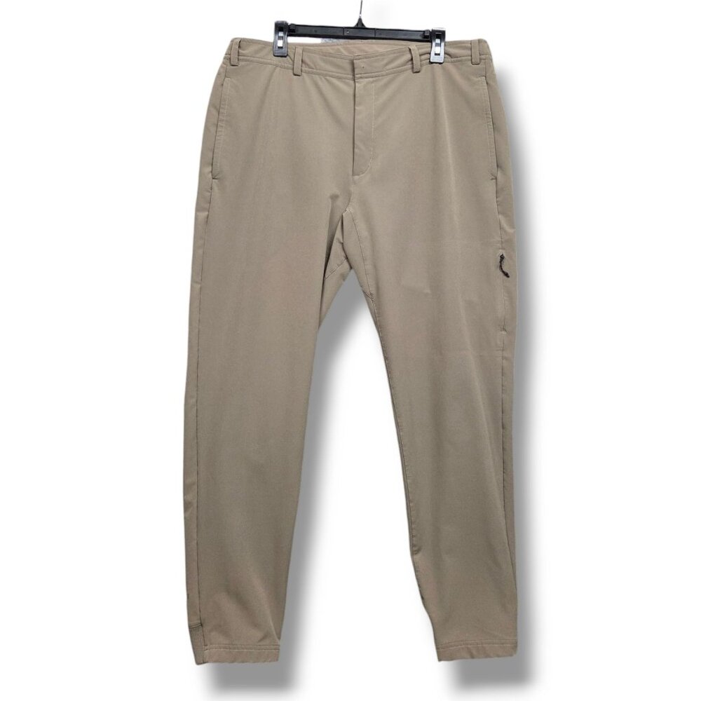 Mack Weldon Radius Flex Jogger‎ Mens XL MISSING BUTTON Walnut Heather Pants